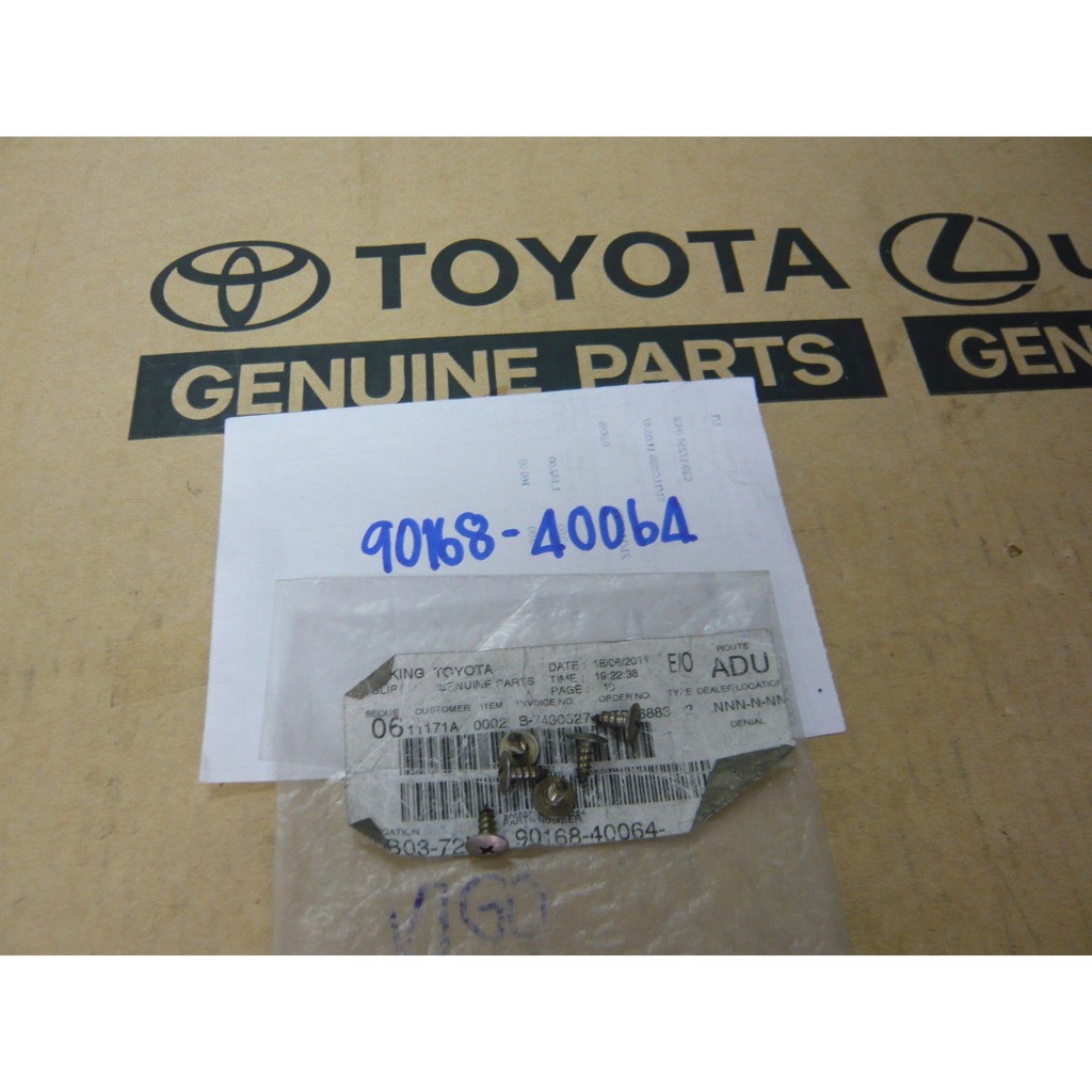 200-90168-40064-หมุด-vigo-ปี-2006-ของแท้-เบิกศูนย์-โตโยต้า-toyota-ttgsho-ราคาต่อ1ชิ้น