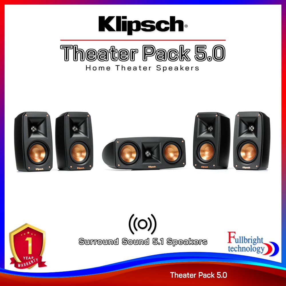 ภาพหน้าปกสินค้าKlipsch Reference Theater Pack 5.0 ลำโพงโฮมเธียเตอร์สุดหรู รองระบบเสียง 5.0Ch รับประกันศูนย์ไทย 1 ปี