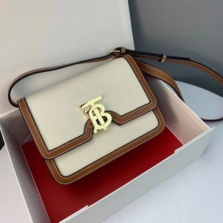 BURBERRY SMALL LEATHER TB BAG ______________🤎🤎