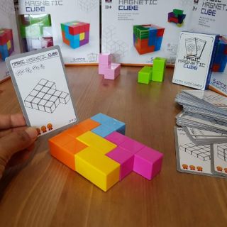 Magic Magnet Cubes_ตัวต่อแม่เหล็ก รูปทรง 7 แบบ 7 สี
