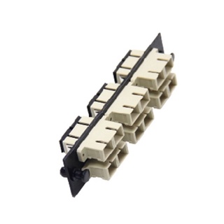 Link UF-2266 Fiber Optic 6 SC Duplex Snap-In Adapter Plate (MM.)