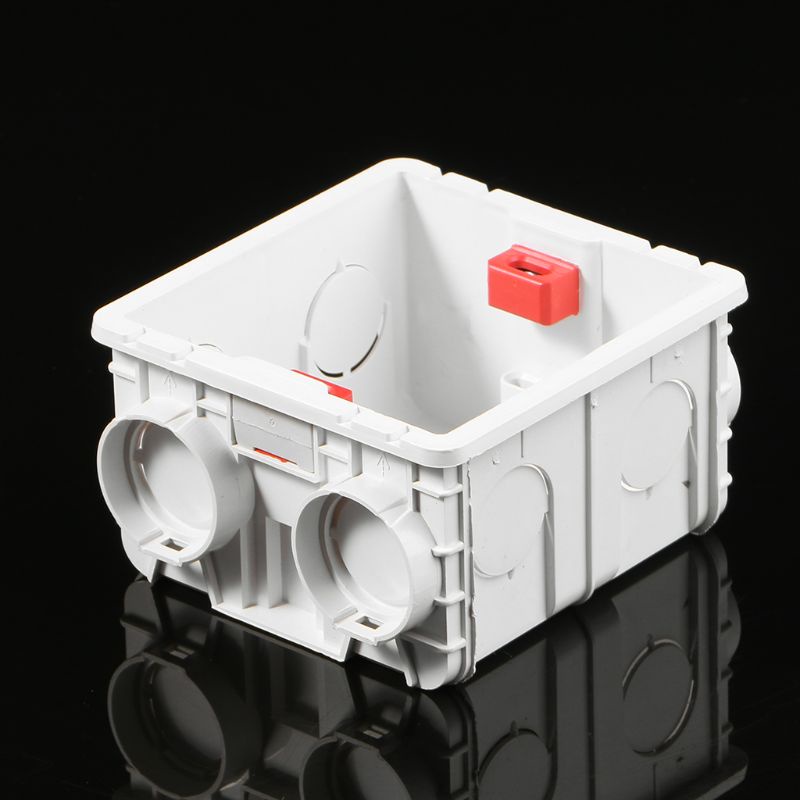PCF* 86-Type PVC Junction Box Wall Mount Cassette For Switch Socket ...