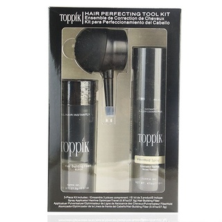 ac 3in1Toppik Hair Building Fiberผงไฟเบอร์ปิดผมบาง27.5g.+สเปรย์+หัวพ่น=3ชิ้น