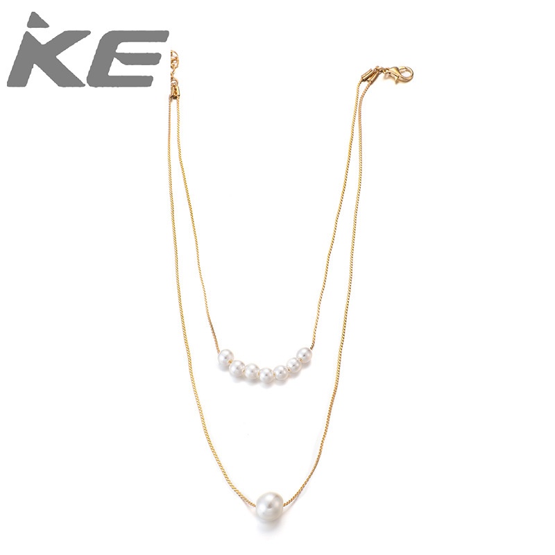 jewelry-natural-simple-knotted-chain-size-pearl-double-alloy-necklace-women-for-girls-for-wome