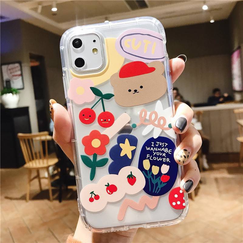 ภาพหน้าปกสินค้า-พร้อมส่งในไทย-เคสซิลิโคนลายการ์ตูนน่ารักๆ ใช้สำหรับIPทุกรุ่น 301 จากร้าน film_d บน Shopee