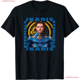 เสื้อยืดโอเวอร์ไซส์แฟชั่นที่กำหนดเอง ฮีโร่พลังเทพเจ้า มาร์เวลคอมิกส์ Marvel Eternals Ikaris Box Up T-Shirt เสื้อยืดพิมลา