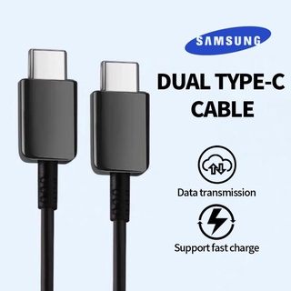 SAMSUNG ของแท้ สายชาร์จ Usb Type C เป็น Type C 3A USB3.2 25w Galaxy S21 Ultra 5G S20 S10 Note 20 10 A71 A51 A90