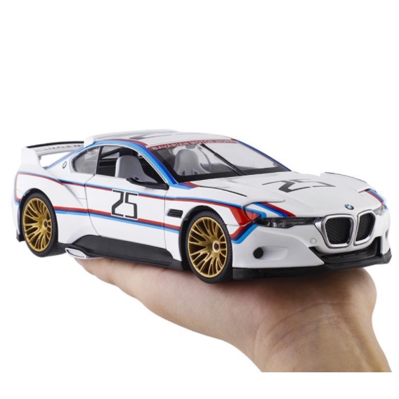 โมเดลรถเหล็กbmw-3-0-csl-hommage-r-ขนาด1-24-รายละเอียดตัวรถสวยสมจริงประตูข้างสามารถเปิดปิดได้เป็นงานโมเดลสำหรับตั้งโชว์