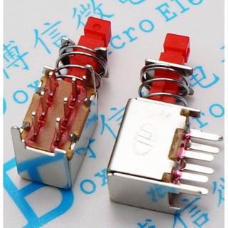 Push Switch สวิตซ์ กดติดกดดับ 6 ขา 0.3A 50V