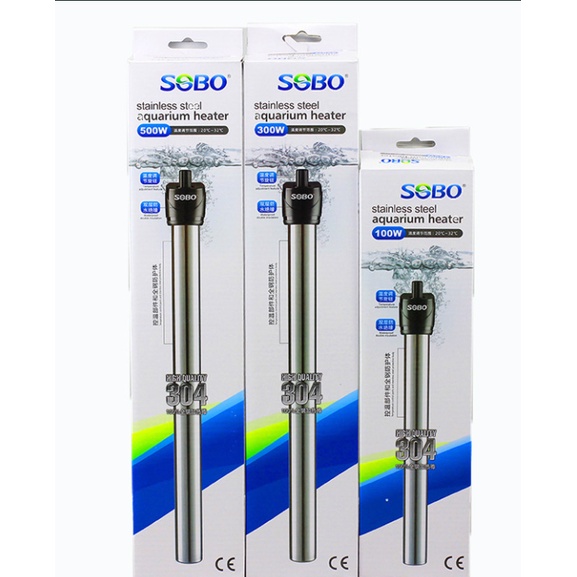 ฮีตเตอร์สแตนเลสอย่างหนา-sobo-hj-200-sobo-hj-300-ฮีตเตอร์ทำความร้อนในตู้ปลา-200w-300w