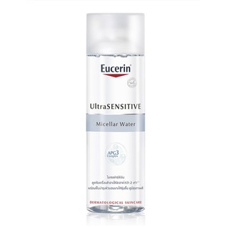 Eucerin UltraSENSITIVE Micellar Water 200ml. ( ยูเซอริน ไมเซลล่าร์ วอเตอร์ 200 ml.ทุกสภาพผิว)