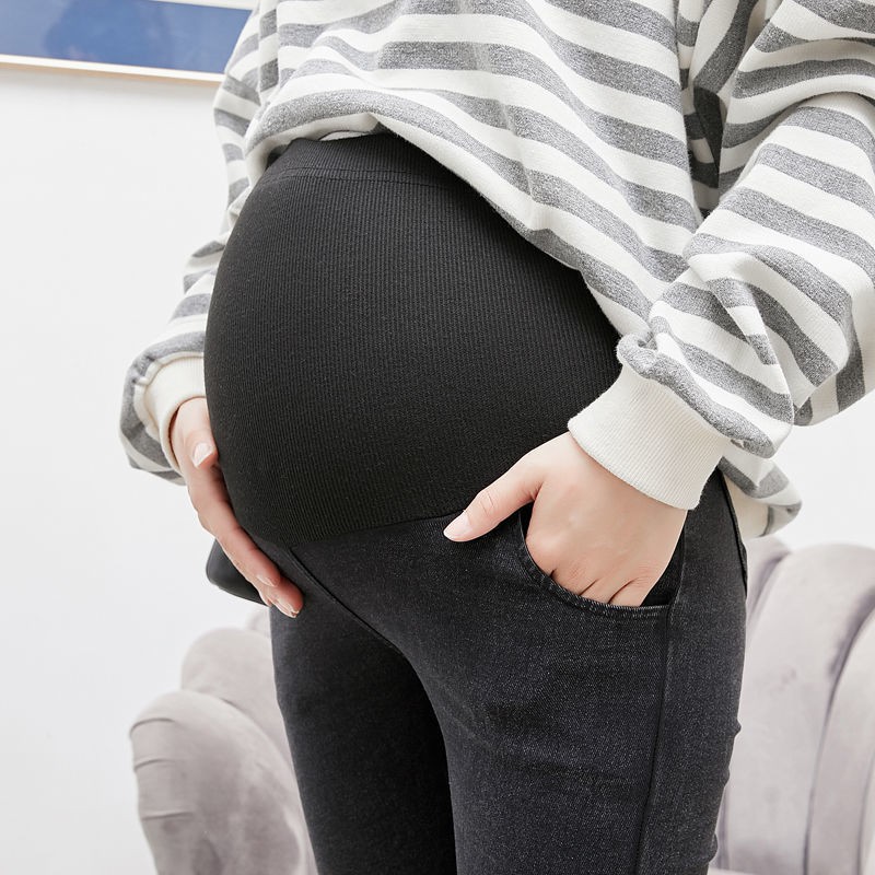 เลกกิ้งคนท้อง-กางเกงคนท้อง-เลกกิ้งคุณแม่ตั้งครรภ์-ขนาด-l-3xl-กางเกงคนท้องยีนส์