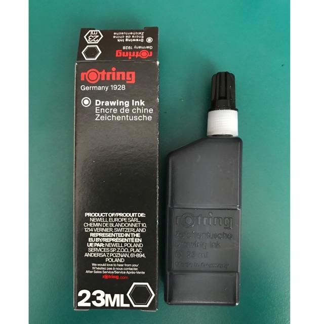 หมึกร๊อตติ้งเเบบขวด Rotring drawing ink 23ml | Shopee Thailand