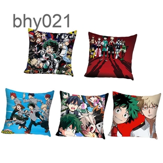 Bhy ปลอกหมอนพิมพ์ลาย My Hero Academia Midoriya Izuku สําหรับตกแต่งบ้าน