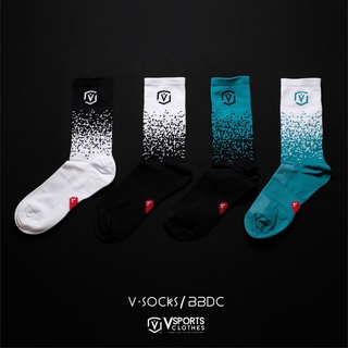 ภาพหน้าปกสินค้าV-socks / BBDC  ถุงเท้า nylon 100% ยืดหยุ่นดี ระบายอากาศเยี่ยม เหมาะสำหรับใช้ออกกำลังกาย ที่เกี่ยวข้อง