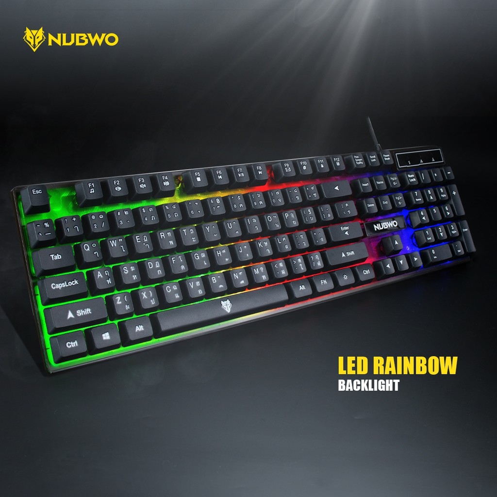 nubwo-gaming-keyboard-nk-36-mars-ไฟ-7-สี-ปุ่มยางภาษาไทย-ใช้งานง่าย-รับประกันศูนย์ไทย-1-ปี