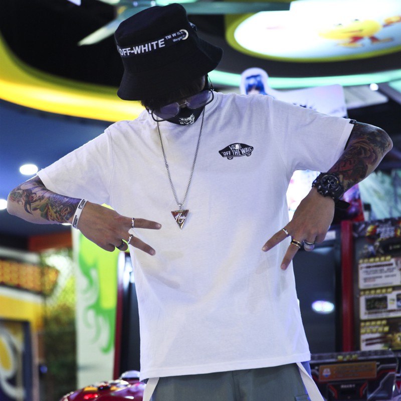 vans-piuvey-เสื้อยืดแขนสั้น-ทรงหลวม-แฟชั่นฤดูใบไม้ผลิ-และฤดูร้อน-สําหรับผู้ชาย
