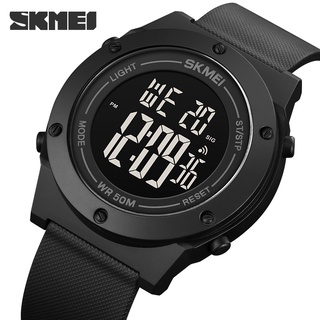 Skmei นาฬิกาข้อมือดิจิทัล หน้าจอ LED กันน้ํา สไตล์ทหาร แฟชั่นสําหรับผู้ชาย