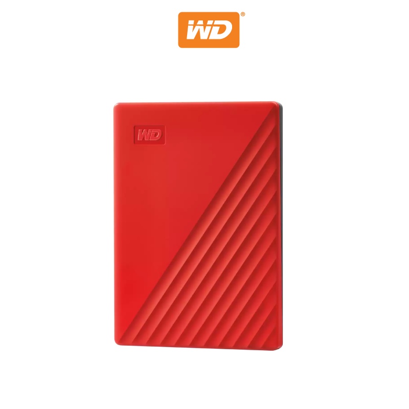 ภาพหน้าปกสินค้าWestern Digital HDD 5 TB External Harddisk ฮาร์ดดิสพกพา รุ่น My Passport ,5 TB ,RED USB 3.2 Gen 1 จากร้าน wd_thailand บน Shopee
