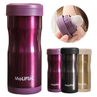 MoLiFun กระติกน้ำสแตนเลสสูญญากาศ พร้อมใส้กรองถอดได้ 350ml - สีม่วง