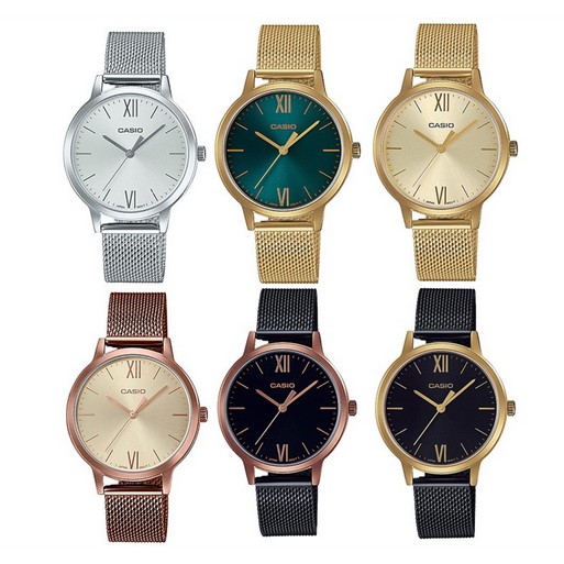 รูปภาพสินค้าแรกของCasio นาฬิกาข้อมือผู้หญิง LTP-E157,LTP-E157M-7A,LTP-E157MR-9A,LTP-E157MG-3A,LTP-E157MG-9A,LTP-E157MGB-1B,LTP-E157MRB-1B