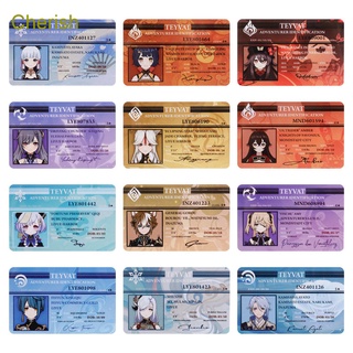 ฟิกเกอร์การ์ด Pvc รูปอนิเมะ Game Genshin Impact Anime Id สไตล์คลาสสิก สําหรับเก็บสะสม