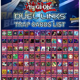 สินค้า YUGIOH! TRAP CARD LIST01(การ์ดกับดัก) OCG & TCG Level Normal & Rare