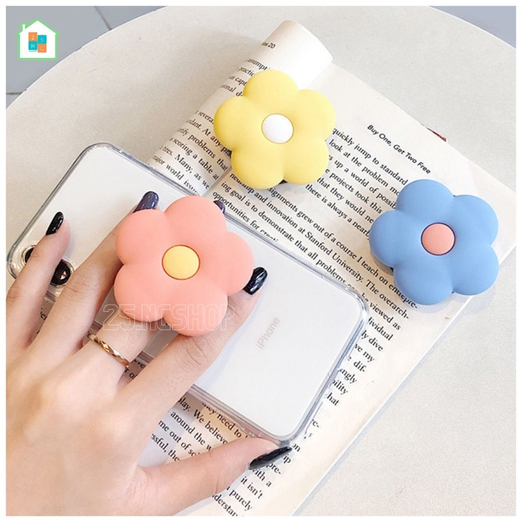 popsocket-griptok-ที่ตั้งโทรศัพท์-รุ่นใหม่-ลายดอกไม้-ขาตั้งแข็งแรงกว่าเดิม-griptok-อุปกรณ์ช่วยจับโทรศัพท์มือถือ