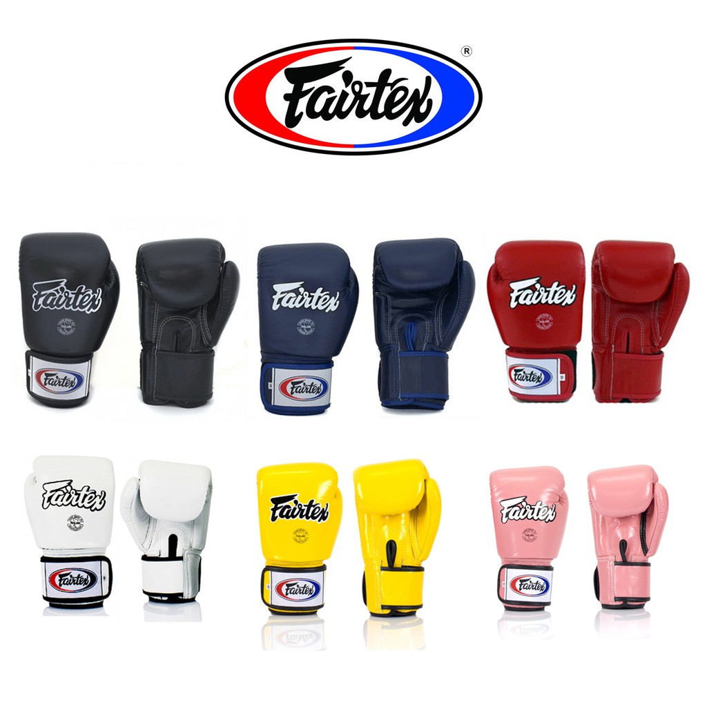 ราคาและรีวิวFairtex Muay Thai Boxing Gloves BGV1 Genuine Cow Leather Plain Color นวมชกมวยแฟร์เท็กซ์ หนังแท้ สีพื้น