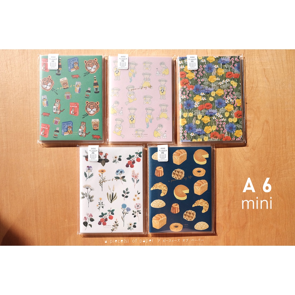 แพลนเนอร์ขนาด-a6-เล่มบาง-mini-planner-มี-22-ลายใหม่และเก่าให้เลือก