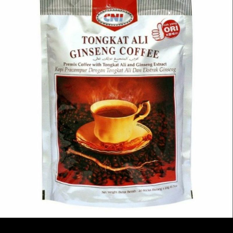 tongkat-ali-กาแฟผสมโสม-กาแฟอาราบิก้าชั้นดี-20ซองเล็ก