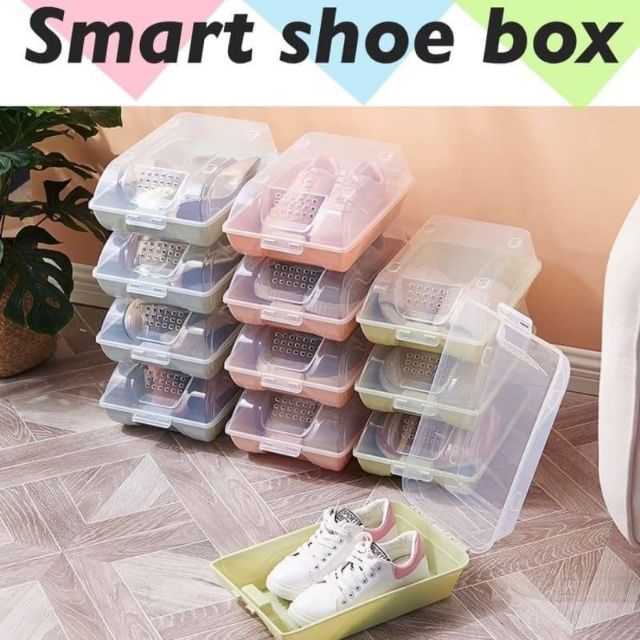 smart-shoe-box-กล่องใส่รองเท้า-กล่องช่วยจัดเก็บรองเท้า