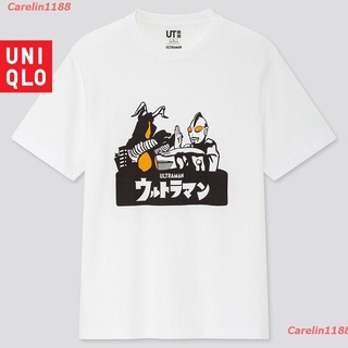 Carelin1188 2022 UNIQLO เสื้อยืด ลาย ULTRAMAN (สินค้าใหม่ พร้อมป้าย บรรจุในห่อ) ของแท้ sale