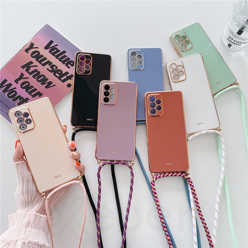 เคสซิลิโคน-พร้อมสายคล้อง-สําหรับ-oppo-a57-a96-a36-a74-a95-a16-a74-4g-5g