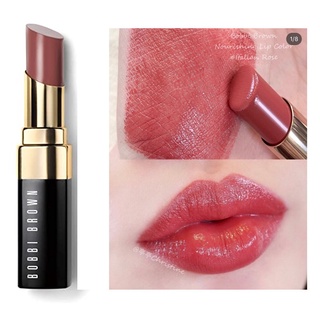 Beauty-Siam แท้ทั้งร้าน !! ลิปสติกขนาดปกติ BOBBI BROWN NOURISHING LIP COLOR OIL-INFUSED SHINE สี ITALIAN ROSE