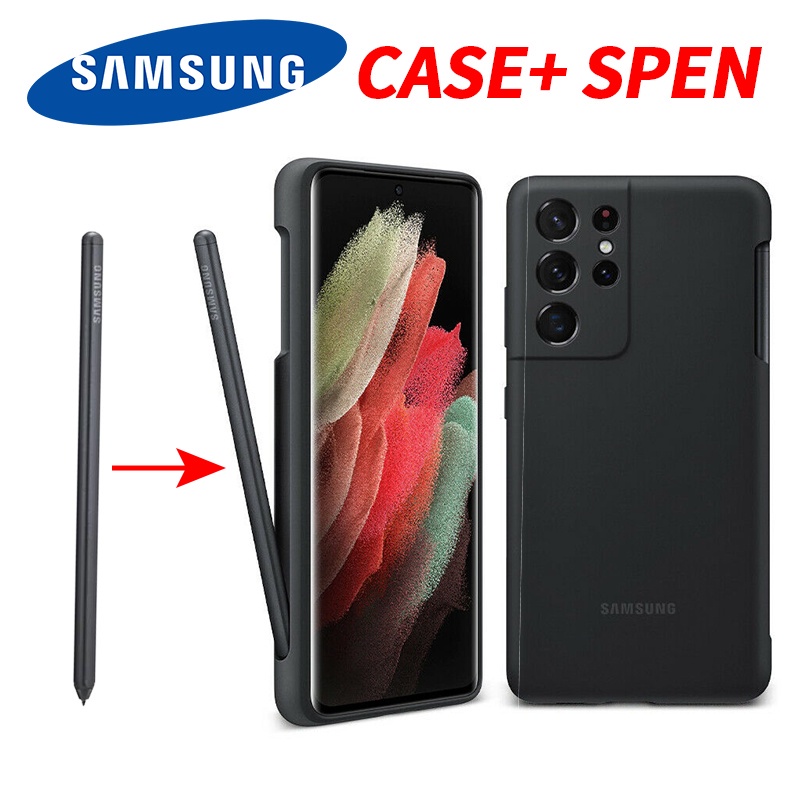 เคสซิลิโคน พร้อมปากกา S สําหรับ Samsung Galaxy S21 Ultra 5G S PEN