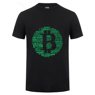 [ลดอายุ] การออกแบบใหม่สกุลเงินดิจิทัล Bitcoin เสื้อยืดผ้าฝ้ายเสื้อยืดแขนสั้นผู้ชายตลกด้านบนทั่ว Ga: