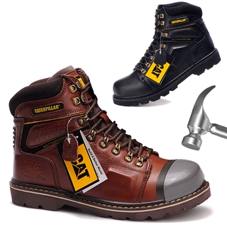 สินค้า Caterpillar รองเท้าเซฟตี้หนัง หัวเหล็ก สําหรับผู้ชาย ไซซ์ T-38-size47 BOMZ