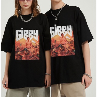 เสื้อยืดแขนสั้น คอกลม ผ้าฝ้าย 100% พิมพ์ลาย Gibby of Doom สําหรับผู้ชาย LHZYสามารถปรับแต่งได้