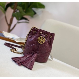 ! Tory Burch Fleming Soft Mini Bucket Bag กระเป๋าทรงขนมจีบขนาดมินิ