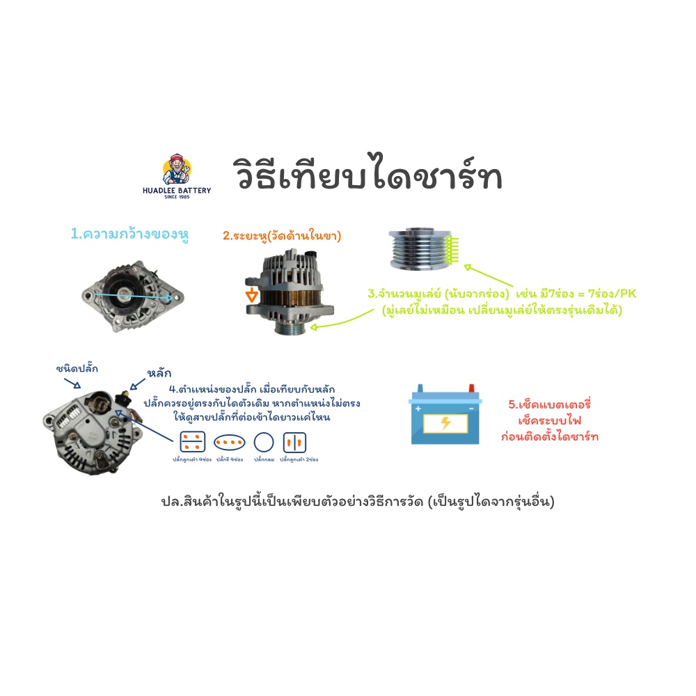 ไดชาร์จ-ฟอร์ด-มอนดิโอ้-alternator-ford-mondeo-90a-12v-บิ้ว-ปลั๊ก-ใช้หลักช่อง