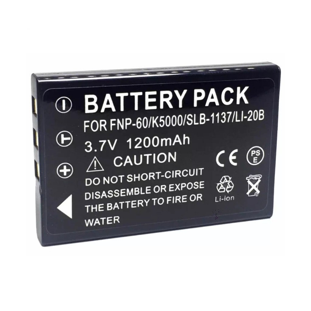 แบตกล้องฟูจิ FUJI รหัสแบต NP-60 FNP60 / Sam SLB-1037 Battery for Fuji ...