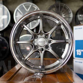 ล้อ NK performance รีดเบา Flowforming ลาย CE28 สี Formula Silver ขอบ 15 นิ้ว