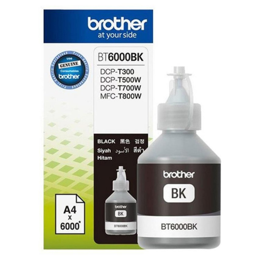ราคาและรีวิวBrother Ink BT-6000BK (for T300,T500W,T700W,T800W) by Banana IT