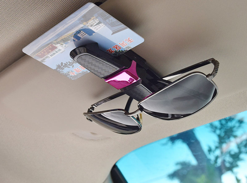 พร้อมส่ง-ที่เก็บแว่นในรถยนต์-หนีบแว่นตากันแดด-ที่หนีบแว่น-คลิปหนีบแว่นตาในรยถยนต์-คลิปหนีบที่บังแดดแว่นตารถยนต์