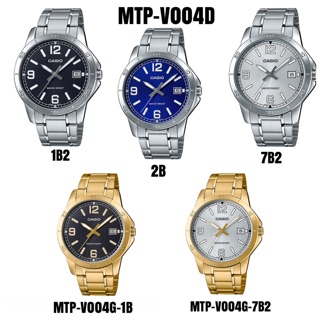 ภาพหน้าปกสินค้าCASIO นาฬิกาข้อมือ รุ่น MTP-V004D // MTP-V004G ที่เกี่ยวข้อง