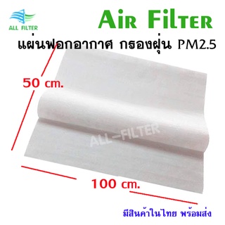 ภาพหน้าปกสินค้าHepa air filter แผ่นกรองอากาศ แผ่นฟอกอากาศ ขนาด 100x50cm. ฟิวเตอร์กรองฝุ่น pm2.5 แผ่นกรองเอนกประสงค์ แผ่นกรองฟอกอากาศ ซึ่งคุณอาจชอบราคาและรีวิวของสินค้านี้