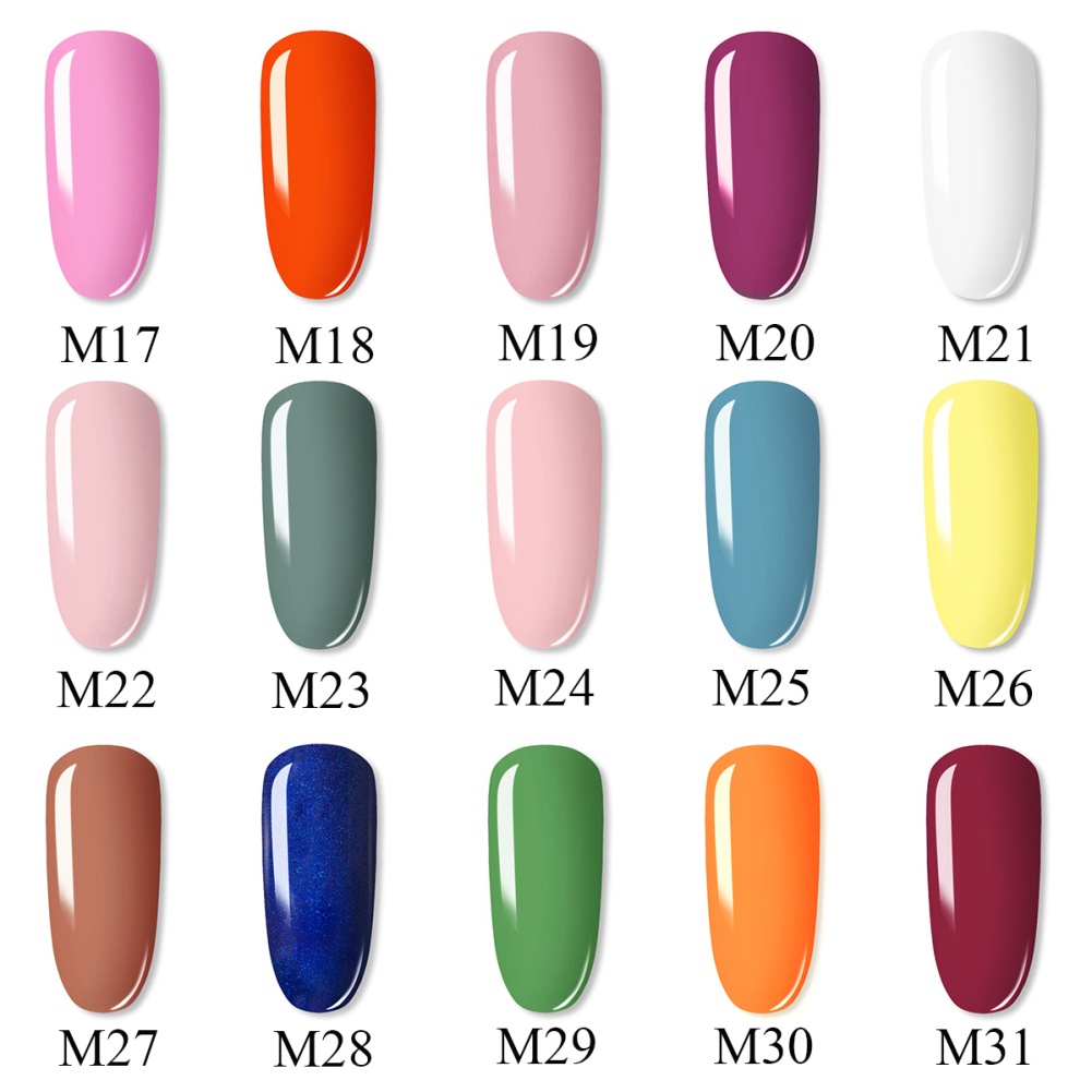 สีทาเล็บเจล-ยาทาเล็บยูวีเจล-30-สี-5mlสีเจล-ยาทาเล็บส่องไฟ-แแบบต้องอบ-ร้านทําเล็บสีเต็มรูปแบบไพรเมอร์เคลือบหลุมร่องฟันพิเศษ-ดู