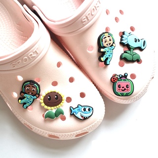 Jibbitz ตัวการ์ตูนติดรองเท้า crocs adda รองเท้าที่มีรู ลายซุปเปอร์ฮีโร่