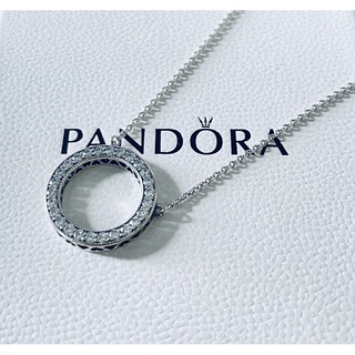 Pandora แท้💯% สร้อยคอพร้อมจี้ New